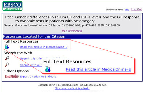 EBSCO A-to-Z / LinkSource